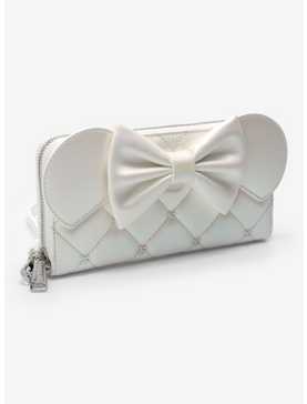 Loungefly Disney Minnie Mouse Wedding Zipper Wallet, , hi-res