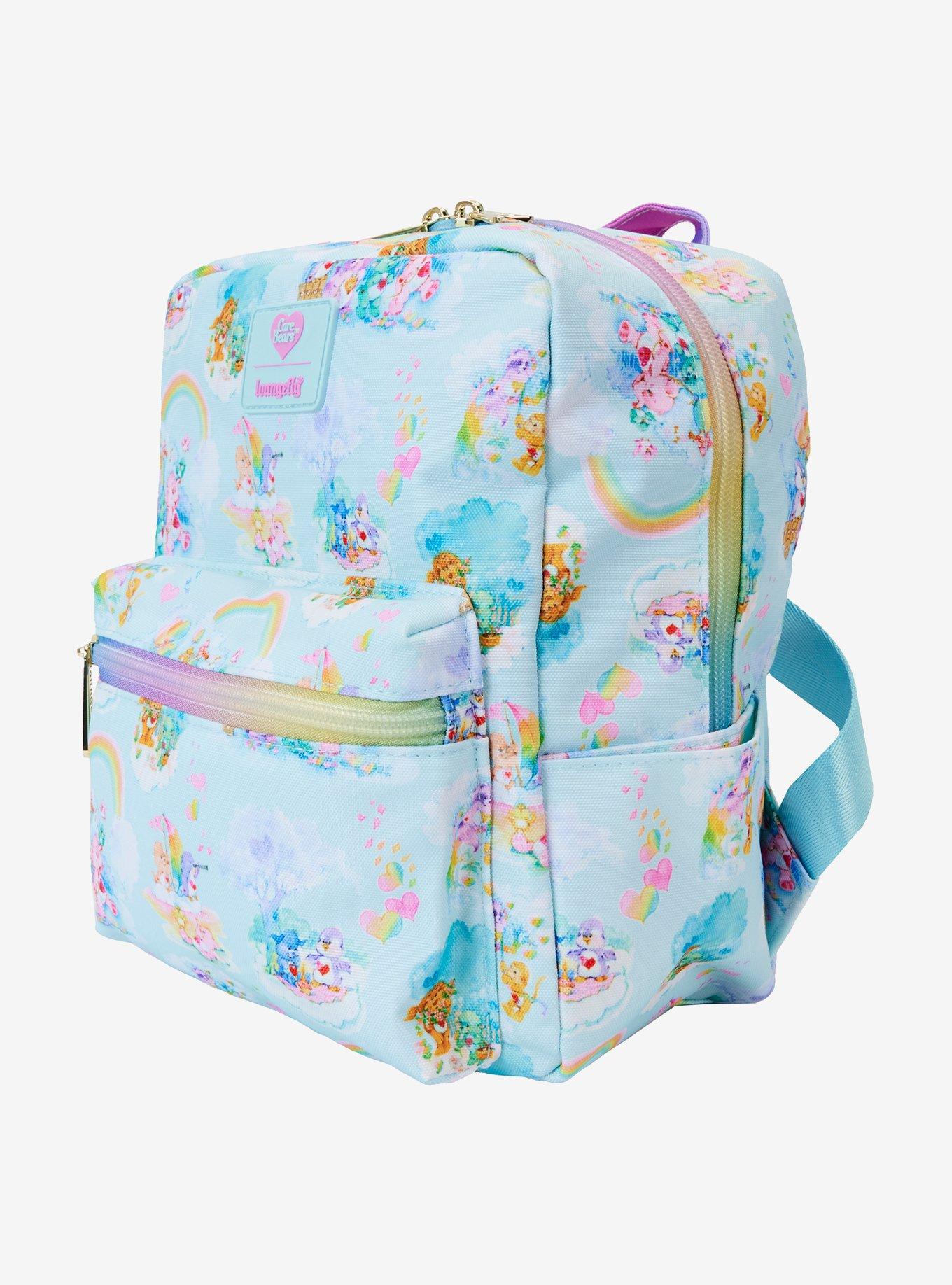 Loungefly Care Bears Cousins Rainbow Nylon Mini Backpack, , alternate