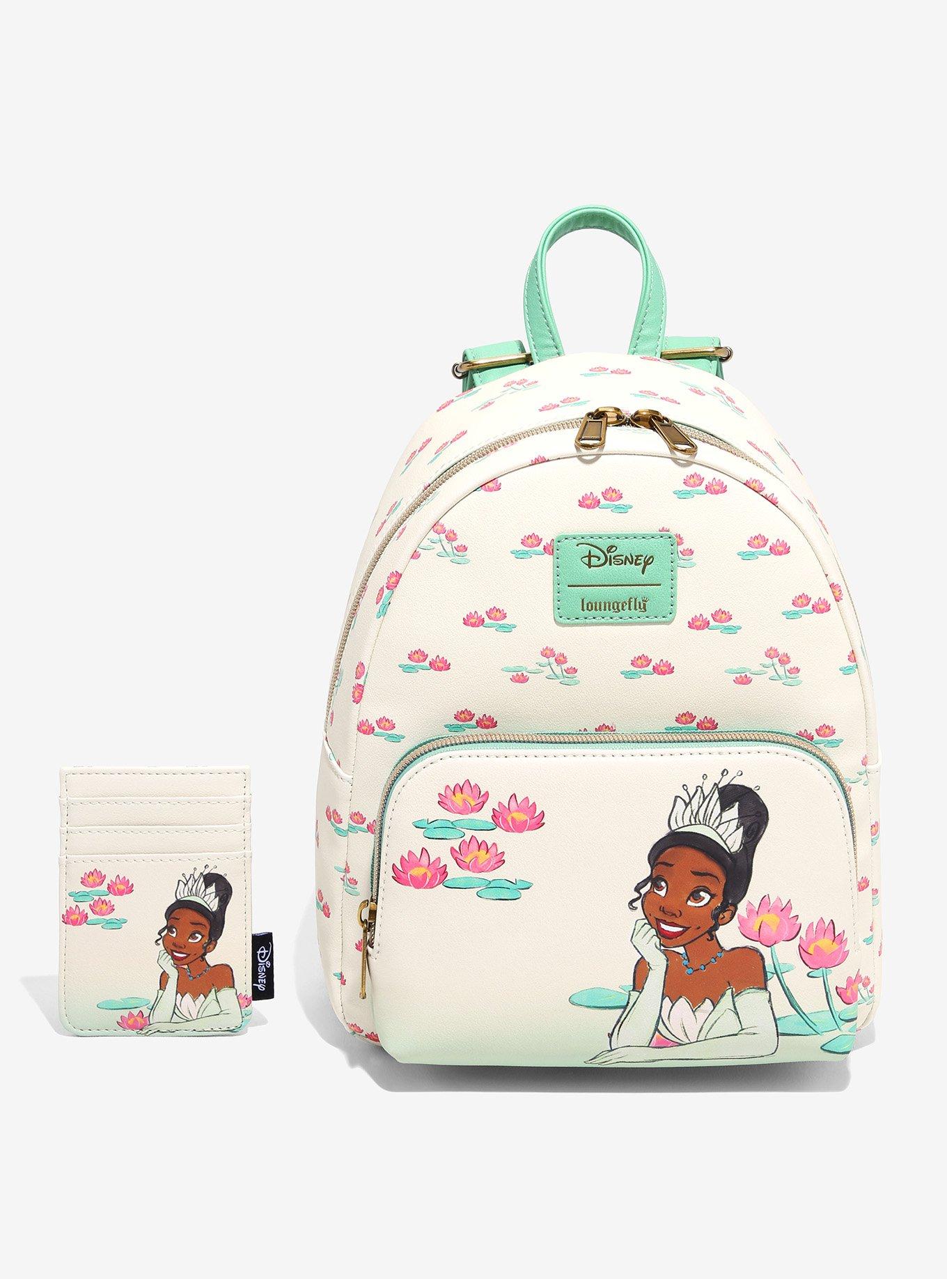 Loungefly The Princess & The Frog Tiana Water Lilies Mini Backpack, , alternate
