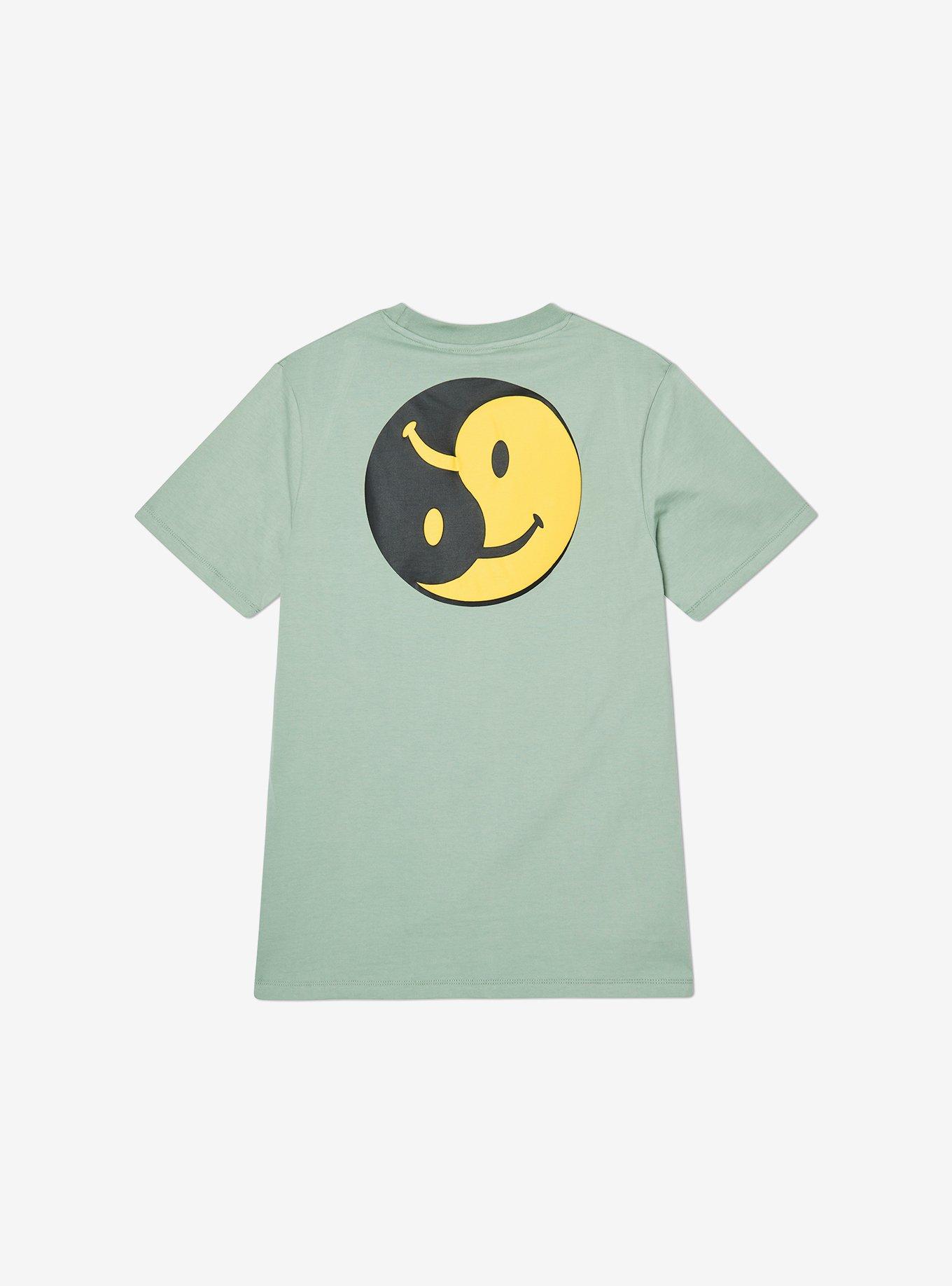 WeSC Max Ying-Yang Smile Tee, GREEN, alternate