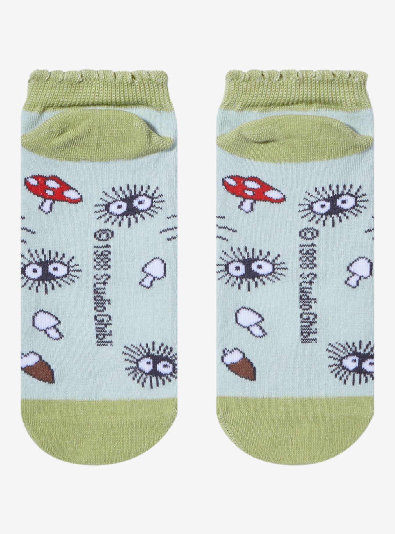 Studio Ghibli My Neighbor Totoro Mushroom No-Show Socks, , alternate