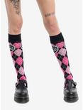 Monster High Lace Argyle Knee-High Socks, , alternate