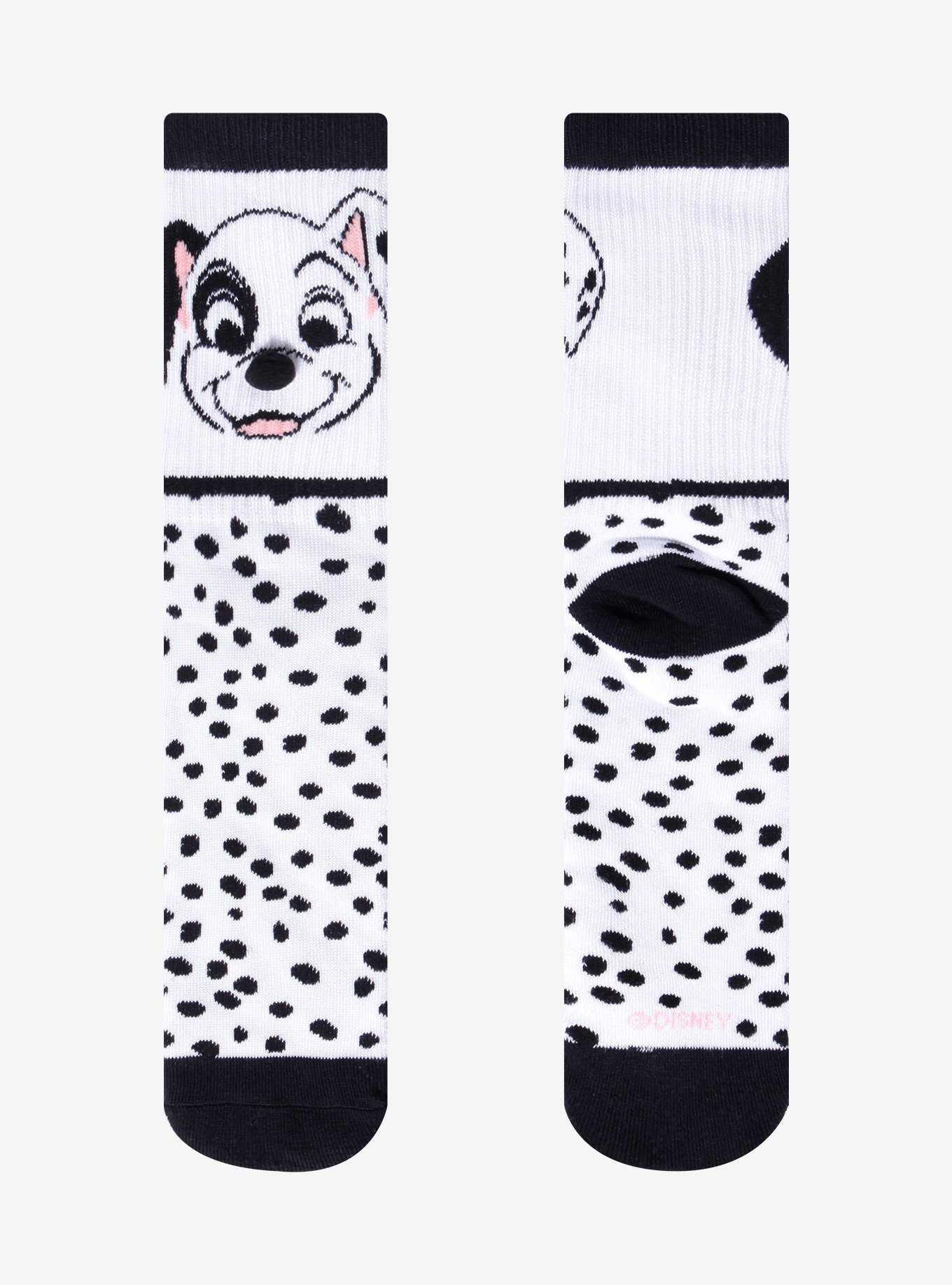 Disney 101 Dalmatians Patch 3D Nose Crew Socks, , hi-res