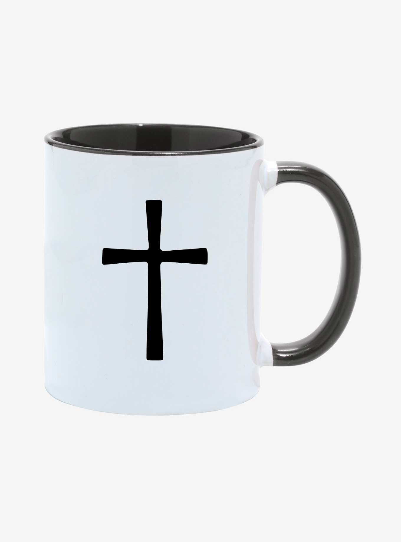 Ozzy Osbourne Black Cross Mug 11oz, , alternate