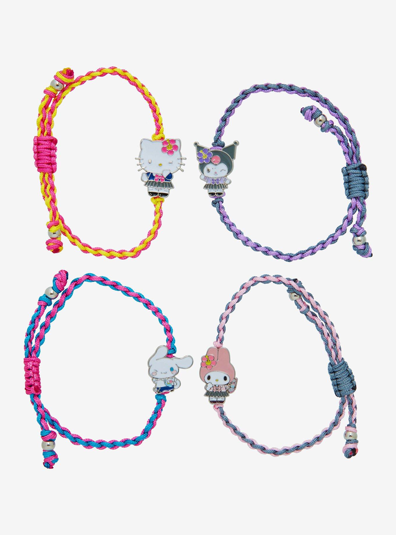 Hello Kitty And Friends Kogyaru Best Friend Cord Bracelet Set, , hi-res