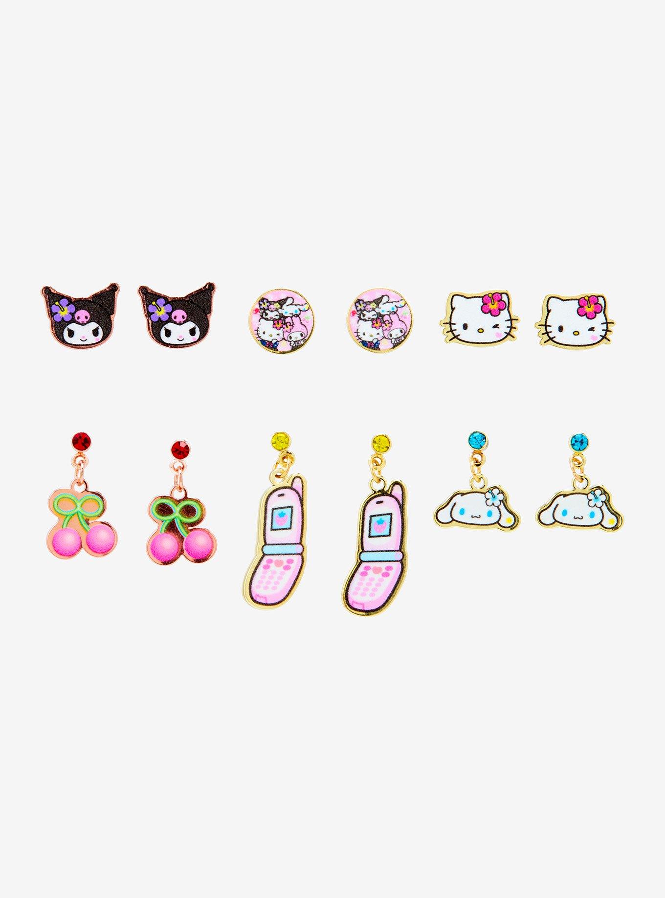 Hello Kitty And Friends Kogyaru Earring Set, , alternate