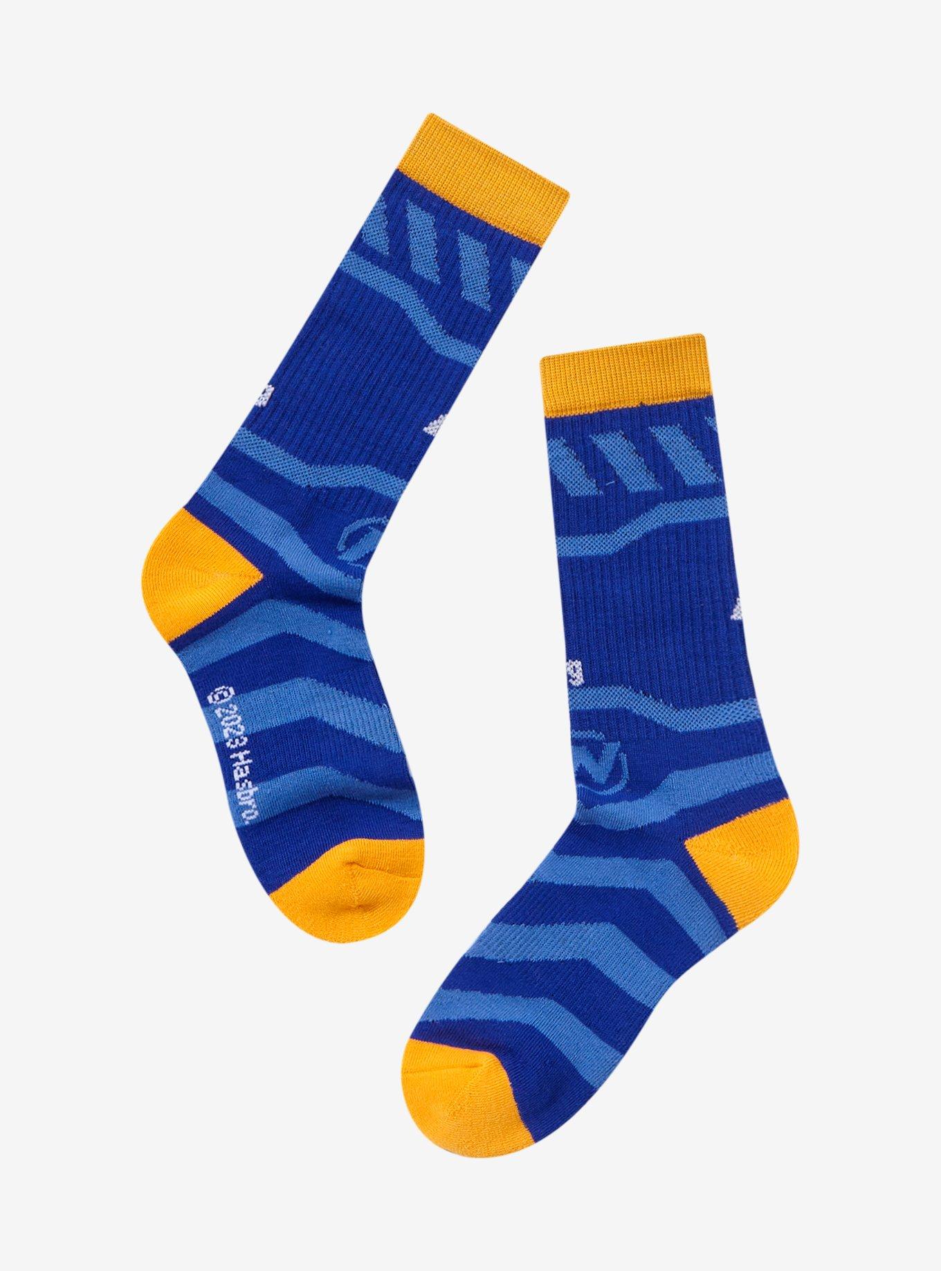 Nerf Glow-In-The-Dark Logo Crew Socks, , alternate