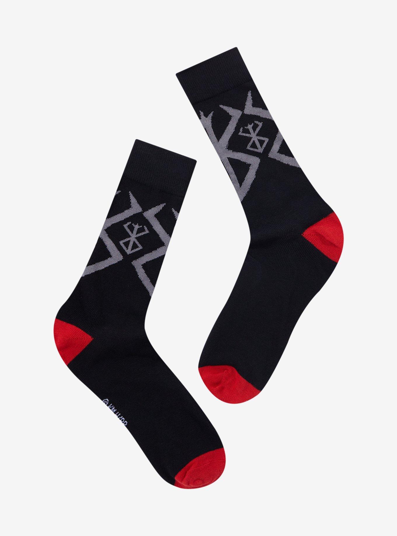 Berserk Brand Of Sacrifice Crew Socks, , alternate