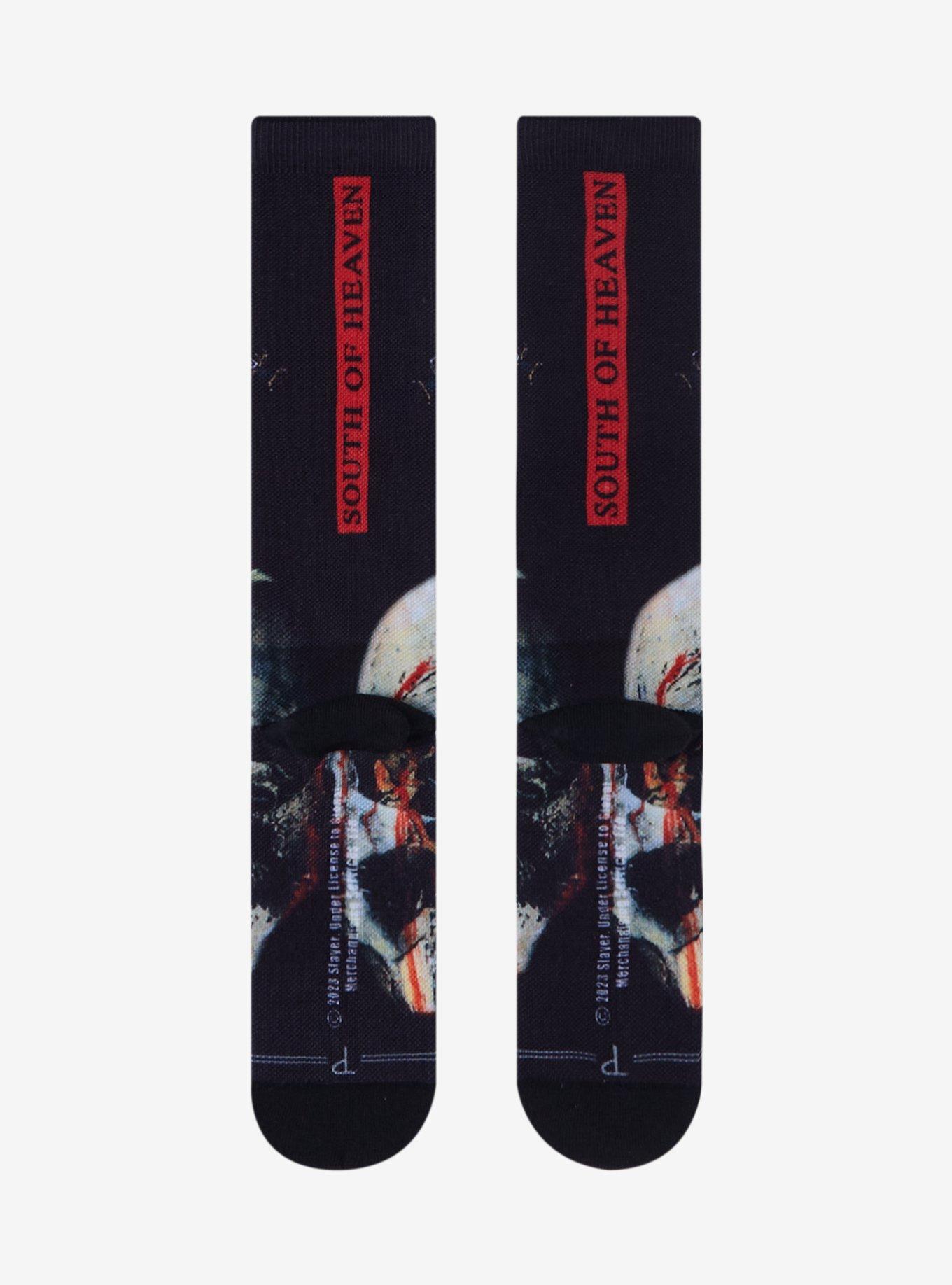 Slayer Skull Crew Socks, , alternate