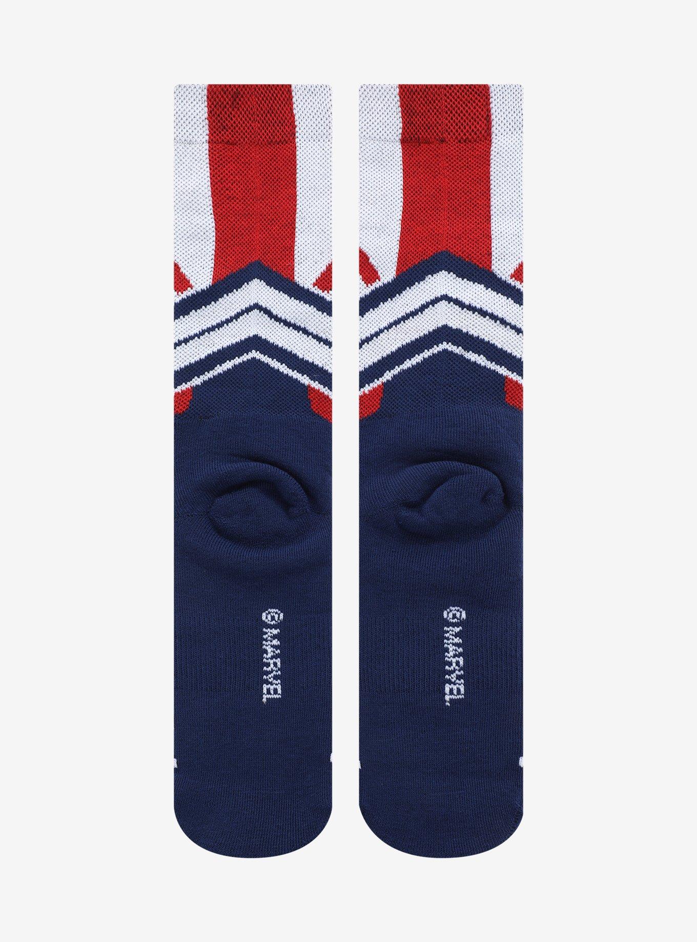 Marvel Captain America Sam Wilson Crew Socks, , alternate