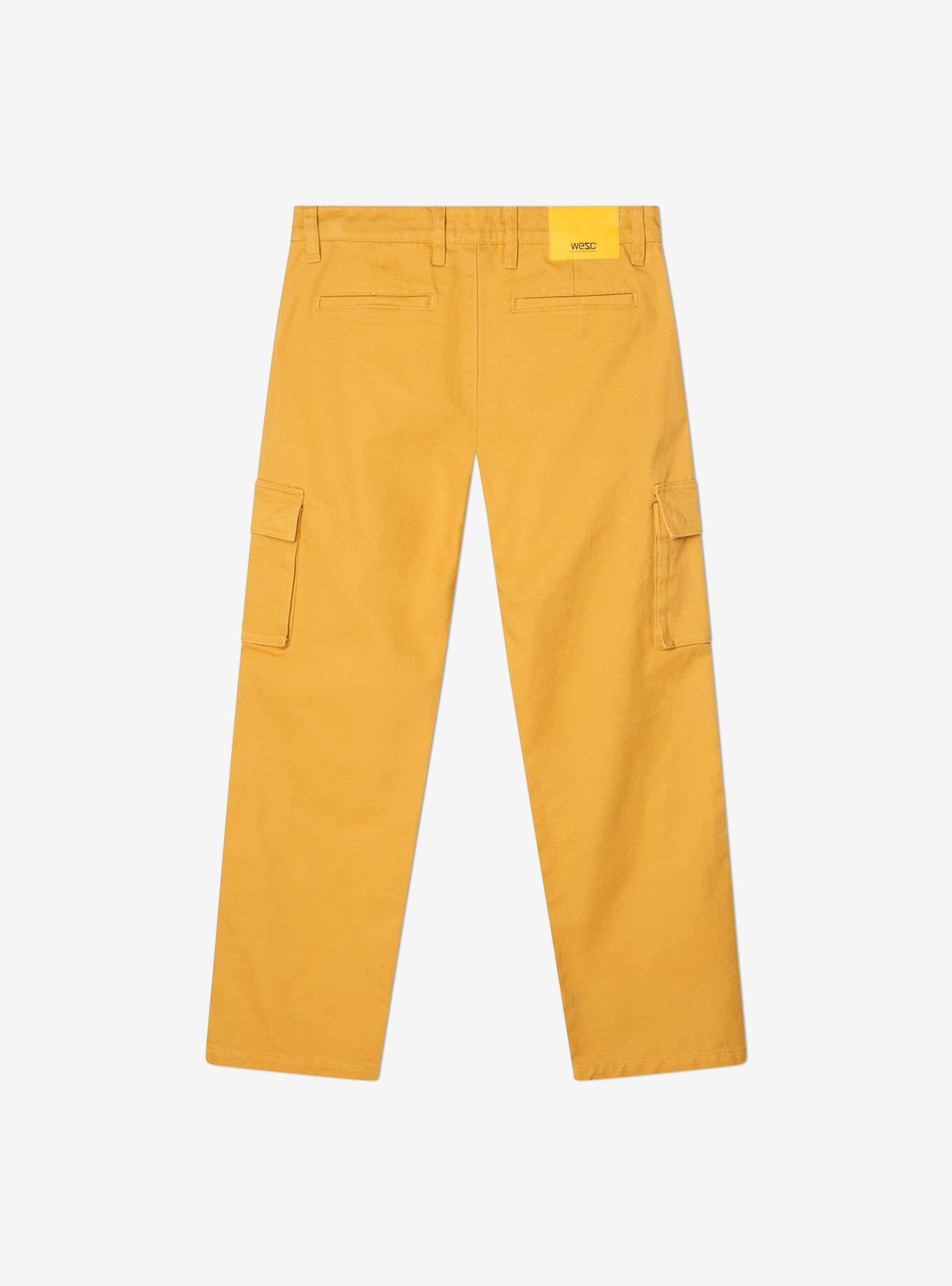 WeSC Relax Fit Cargo Pants Honey, GOLD, alternate