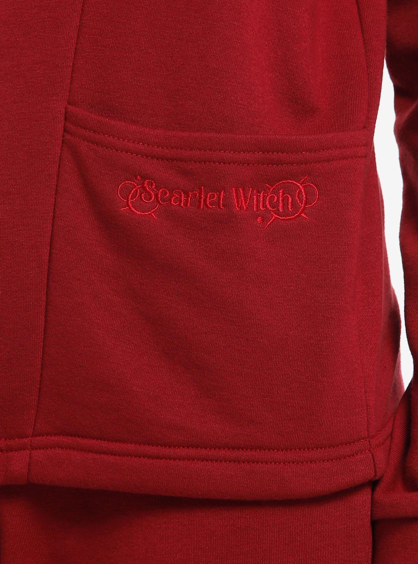 Her Universe Marvel Scarlet Witch Tiara Hoodie Her Universe Exclusive, BURGUNDY, alternate