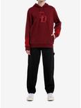 Our Universe Marvel Daredevil Hoodie Our Universe Exclusive, BURGUNDY, alternate