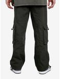 Olive Bungee Cord Cargo Pants, GREY, alternate