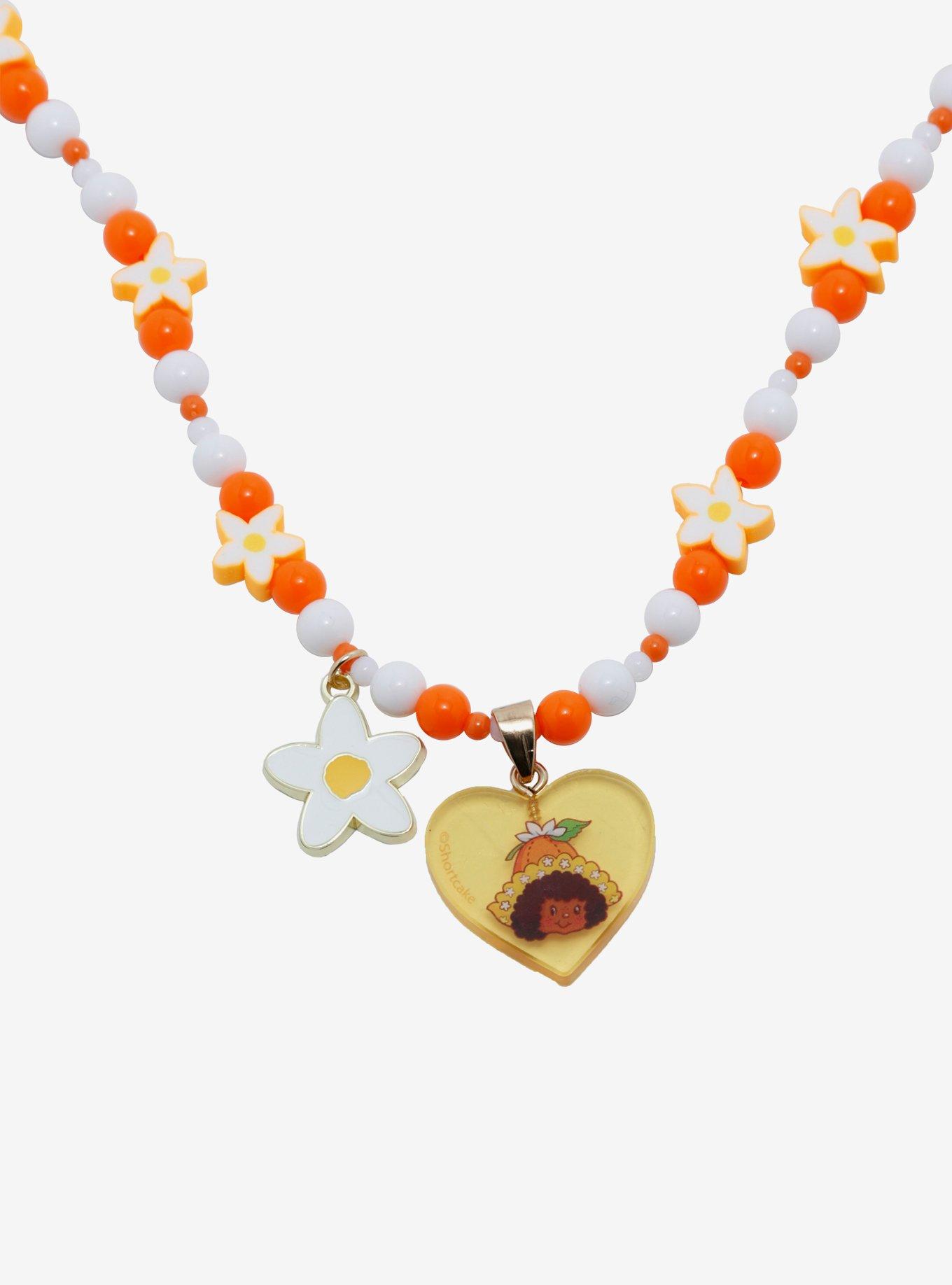 Strawberry Shortcake Orange Blossom Best Friend Beaded Necklace Set, , alternate