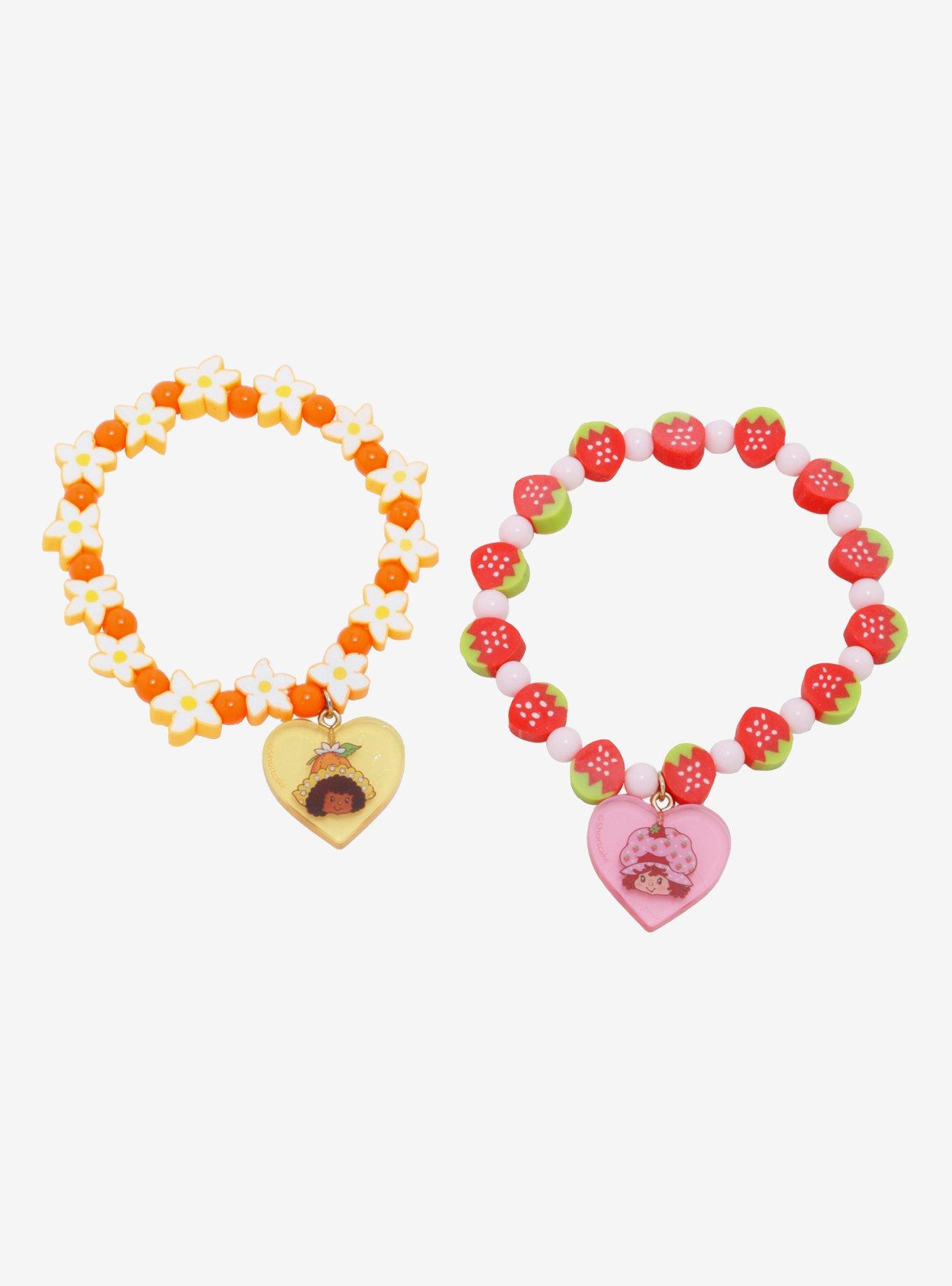 Strawberry Shortcake Orange Blossom Best Friend Beaded Bracelet Set, , alternate