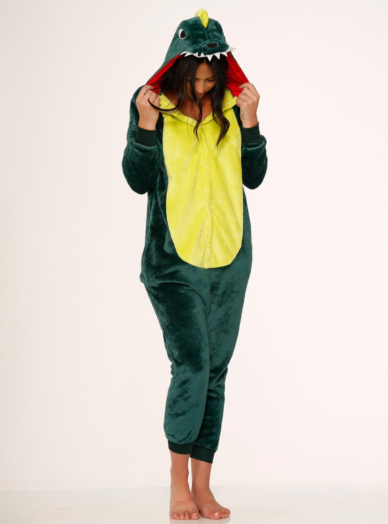 Green Dinosaur Onesie, DINOSAUR - GREEN, alternate