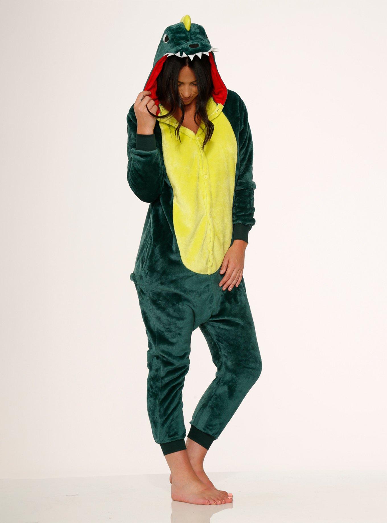 Green Dinosaur Onesie, DINOSAUR - GREEN, alternate