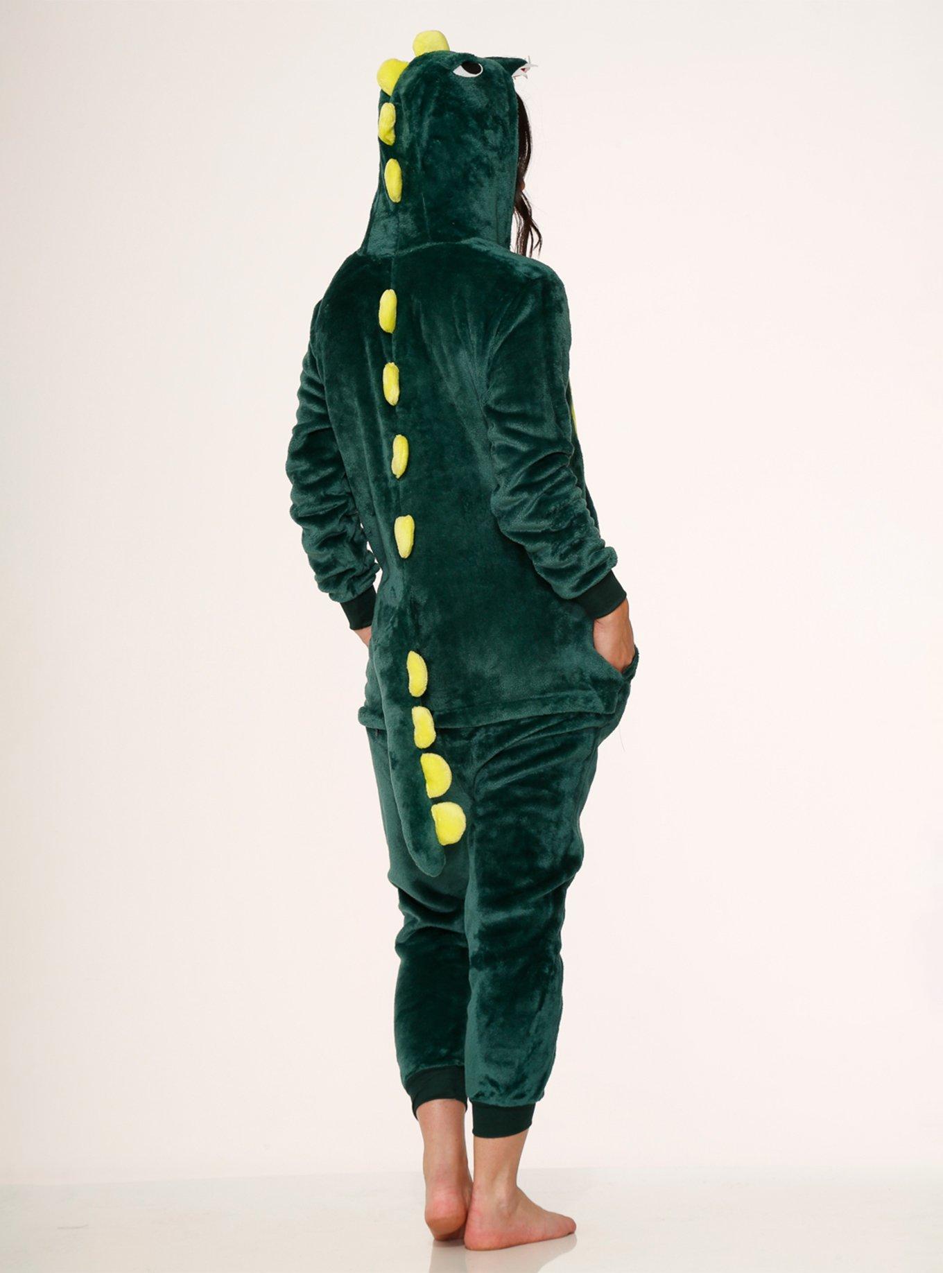 Green Dinosaur Onesie, DINOSAUR - GREEN, alternate