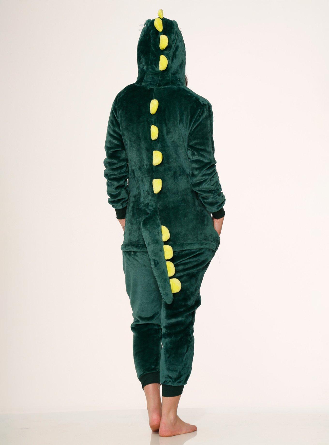 Green Dinosaur Onesie, DINOSAUR - GREEN, alternate