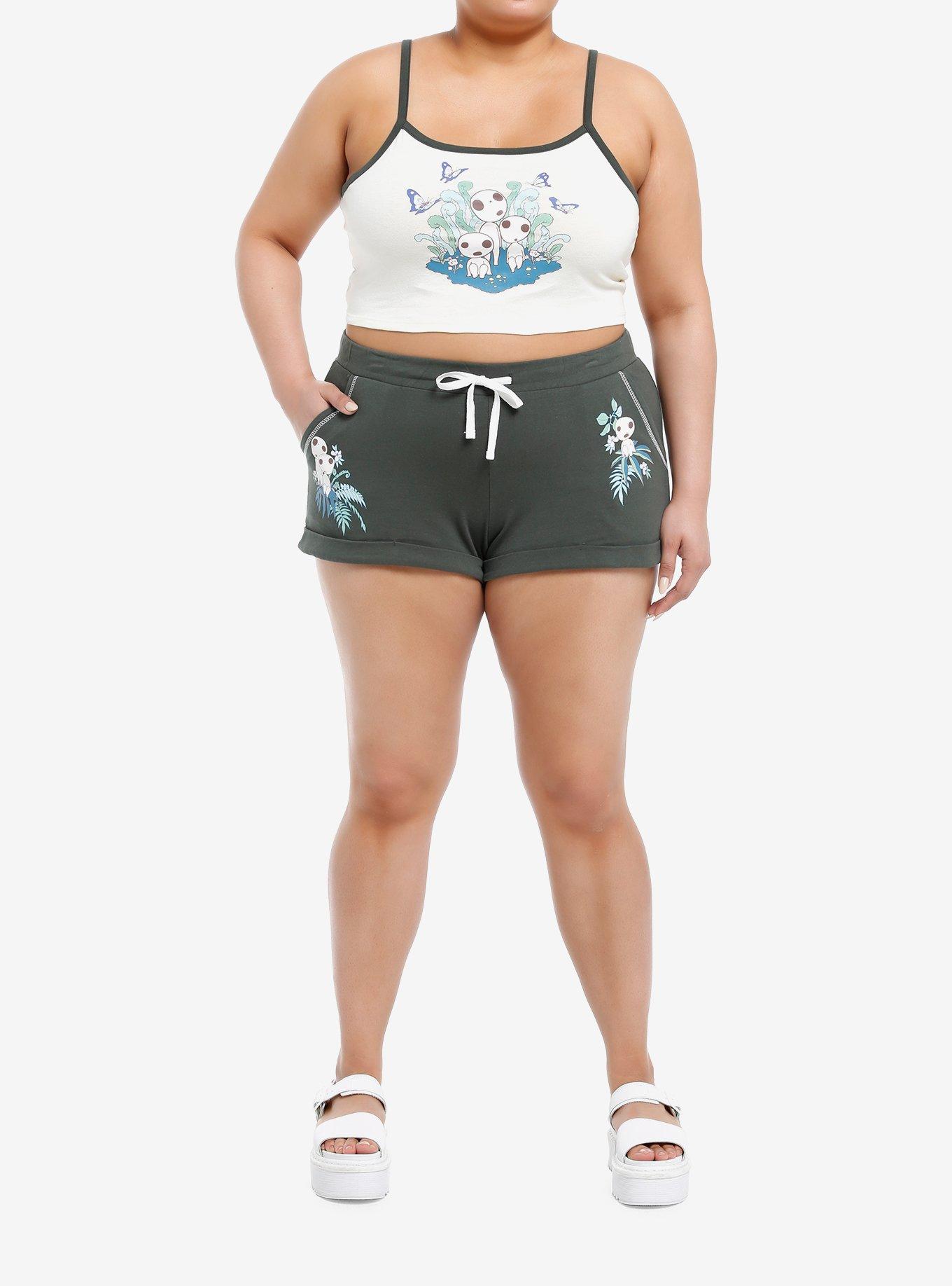 Her Universe Studio Ghibli&reg; Princess Mononoke Kodama Girls Lounge Set Plus Size, , hi-res