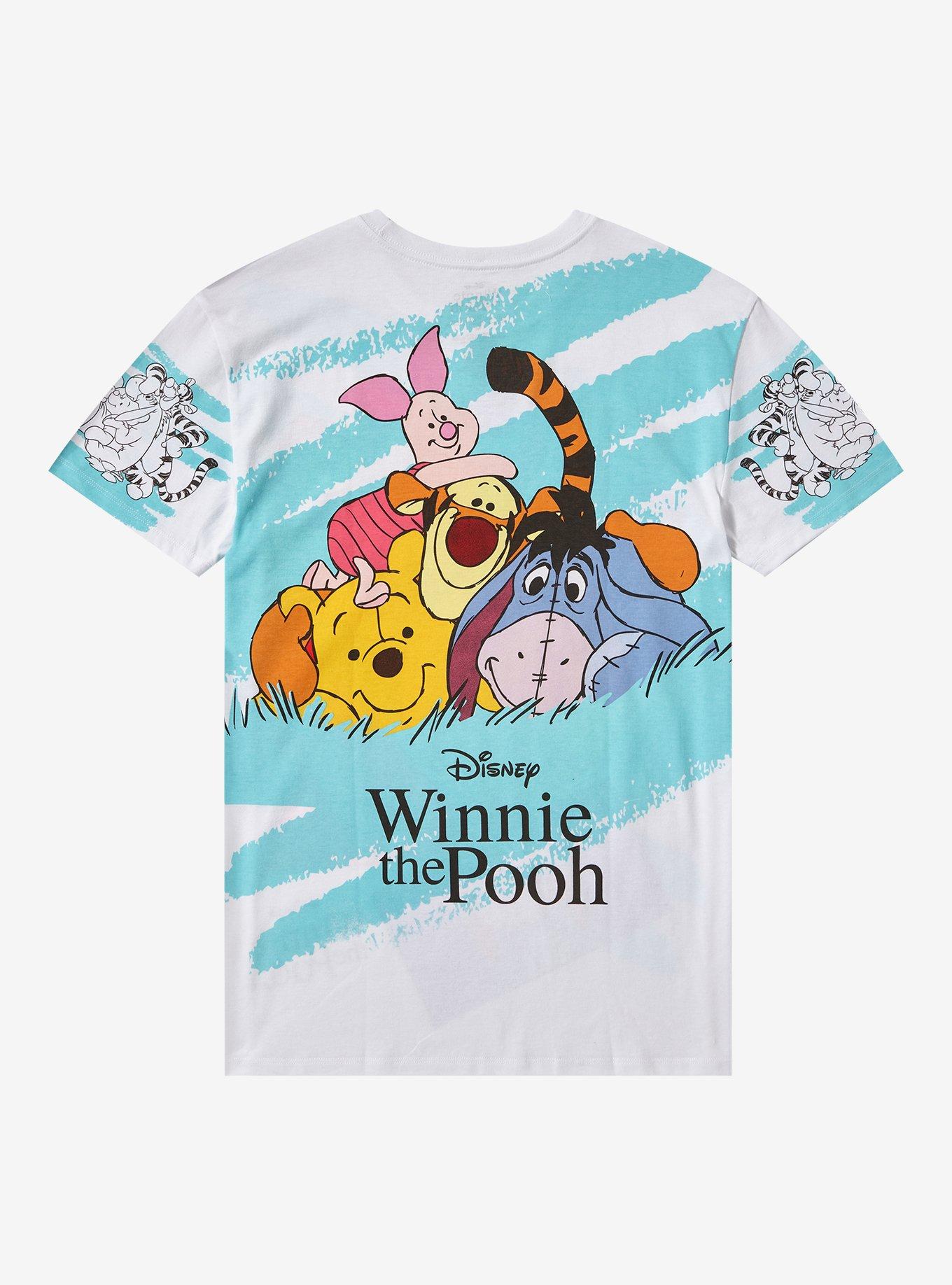 Disney Winnie The Pooh Retro Boyfriend Fit Girls T-Shirt, MULTI, alternate