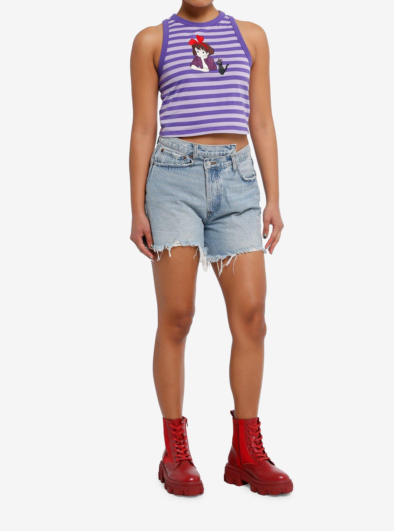 Studio Ghibli Kiki's Delivery Service Duo Embroidered Girls Tank Top, , hi-res