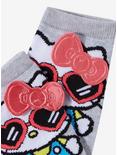 Hello Kitty Bow & Rainbow No-Show Socks 2 Pair, , alternate