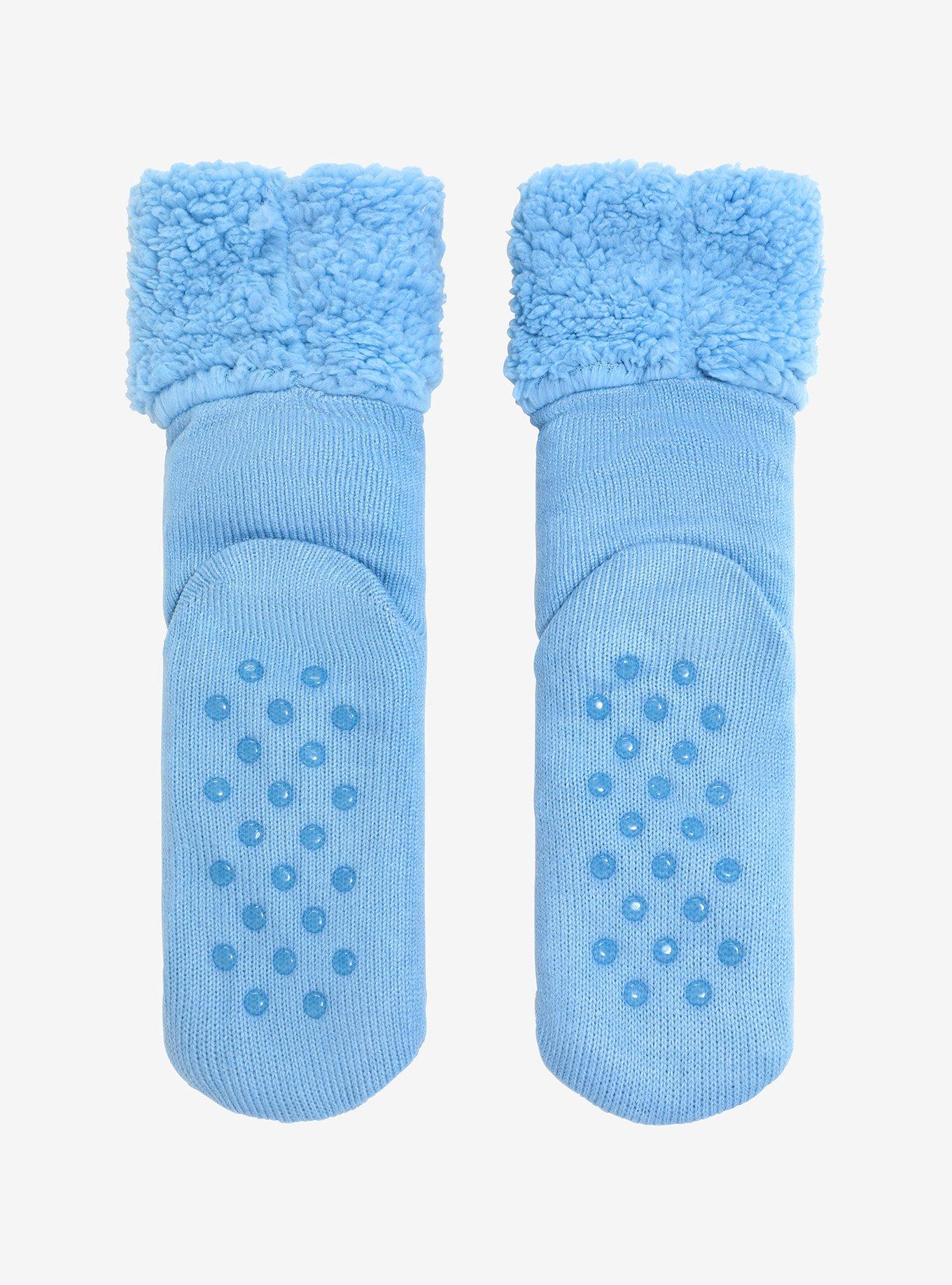 Care Bears Grumpy Bear Fuzzy Cozy Slipper Socks, , alternate