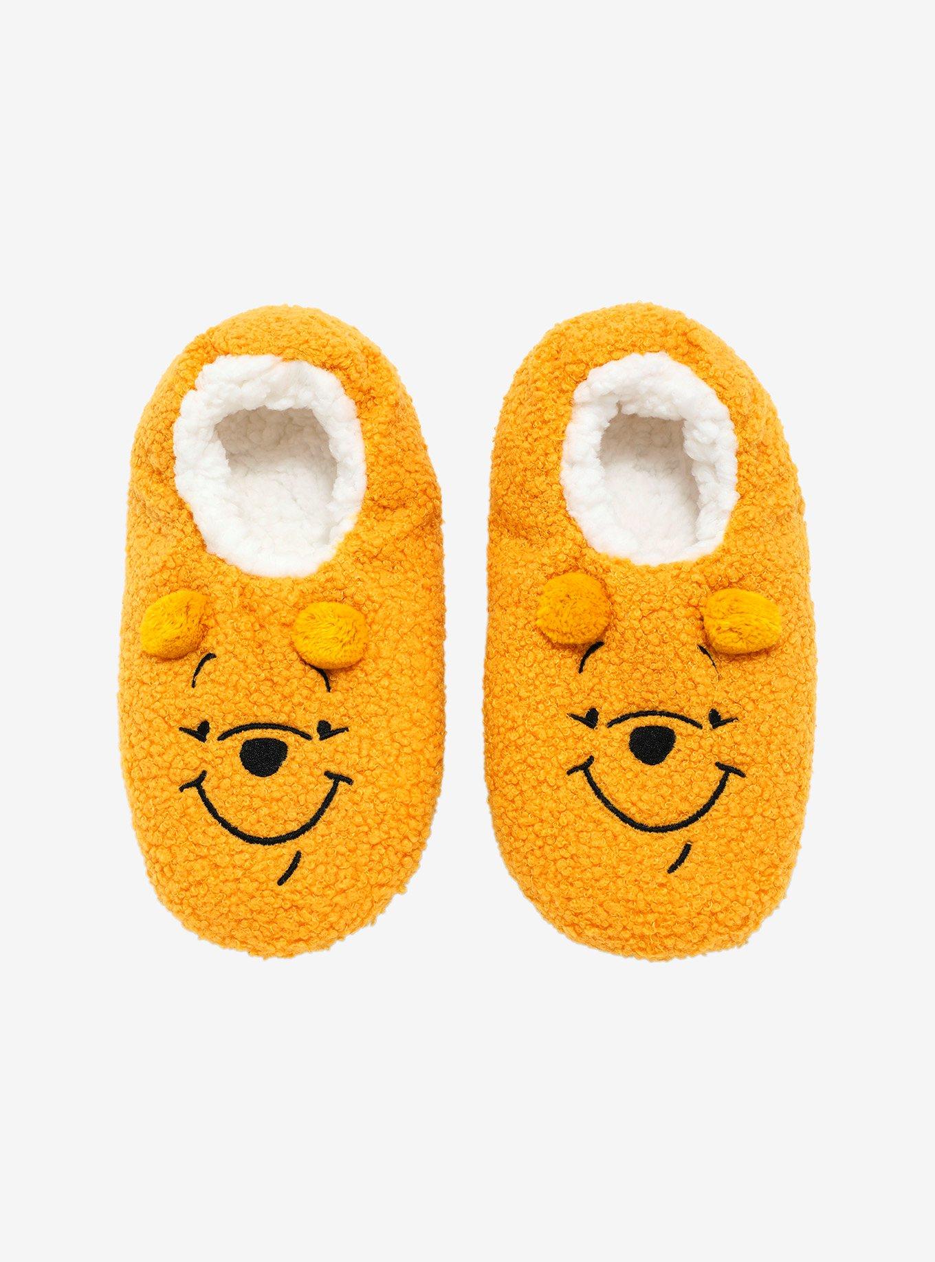 Disney Winnie The Pooh Fuzzy Slippers, , alternate