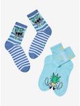 Disney Lilo & Stitch Pineapple Crew Socks 2 Pair, , alternate