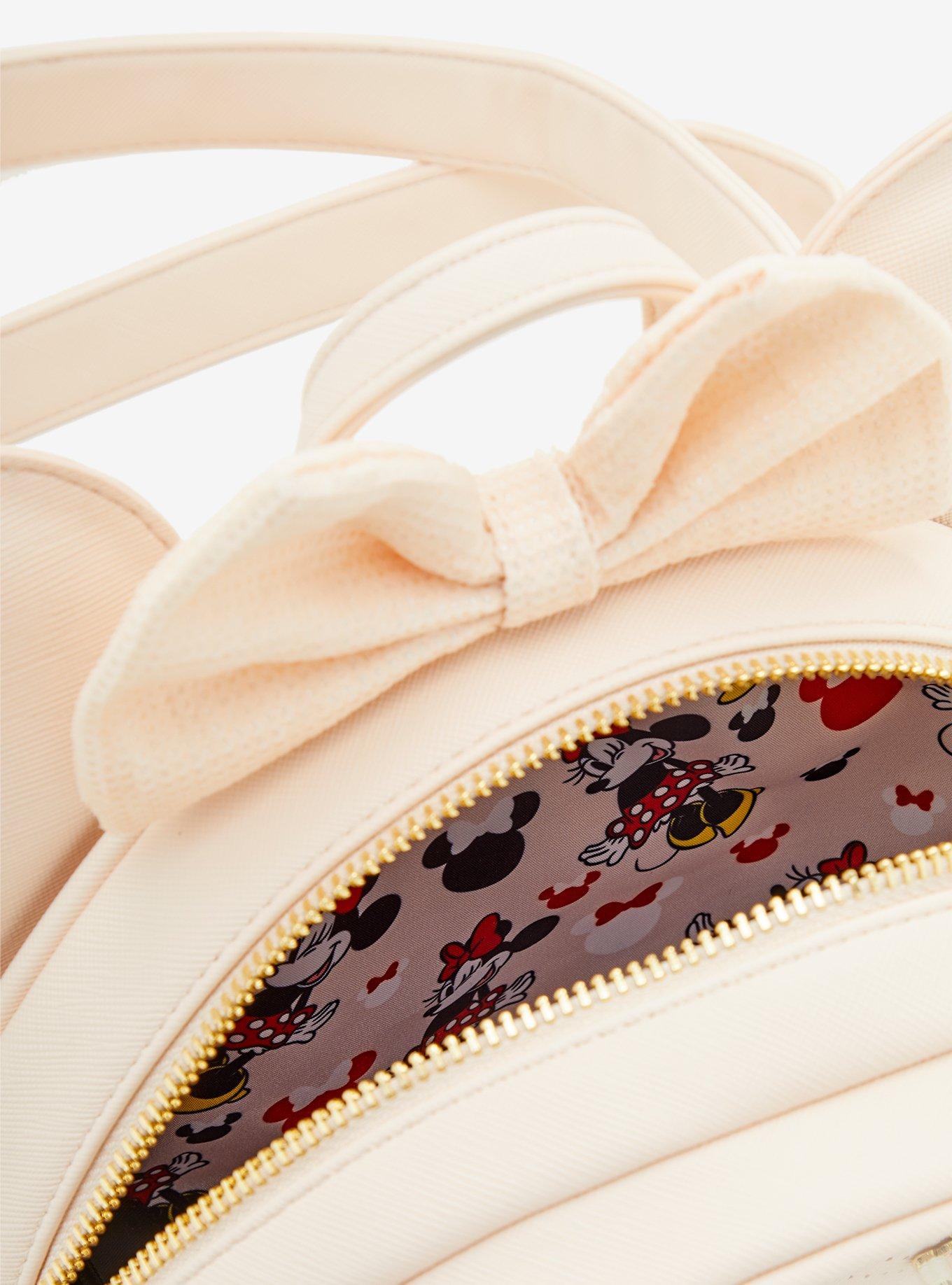 Loungefly Disney Minnie Mouse Ears Pin Display Crossbody Bag - BoxLunch Exclusive