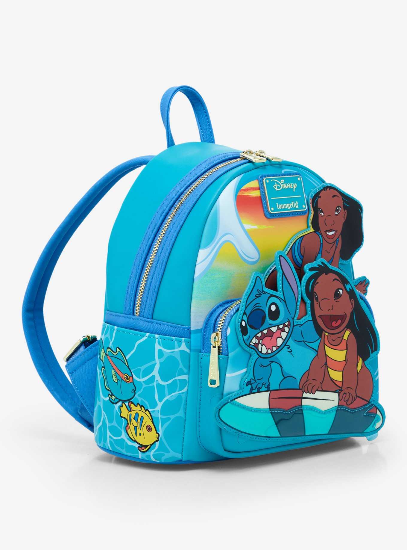 Loungefly Disney Lilo & Stitch Group Surfing Mini Backpack - BoxLunch Exclusive, , hi-res