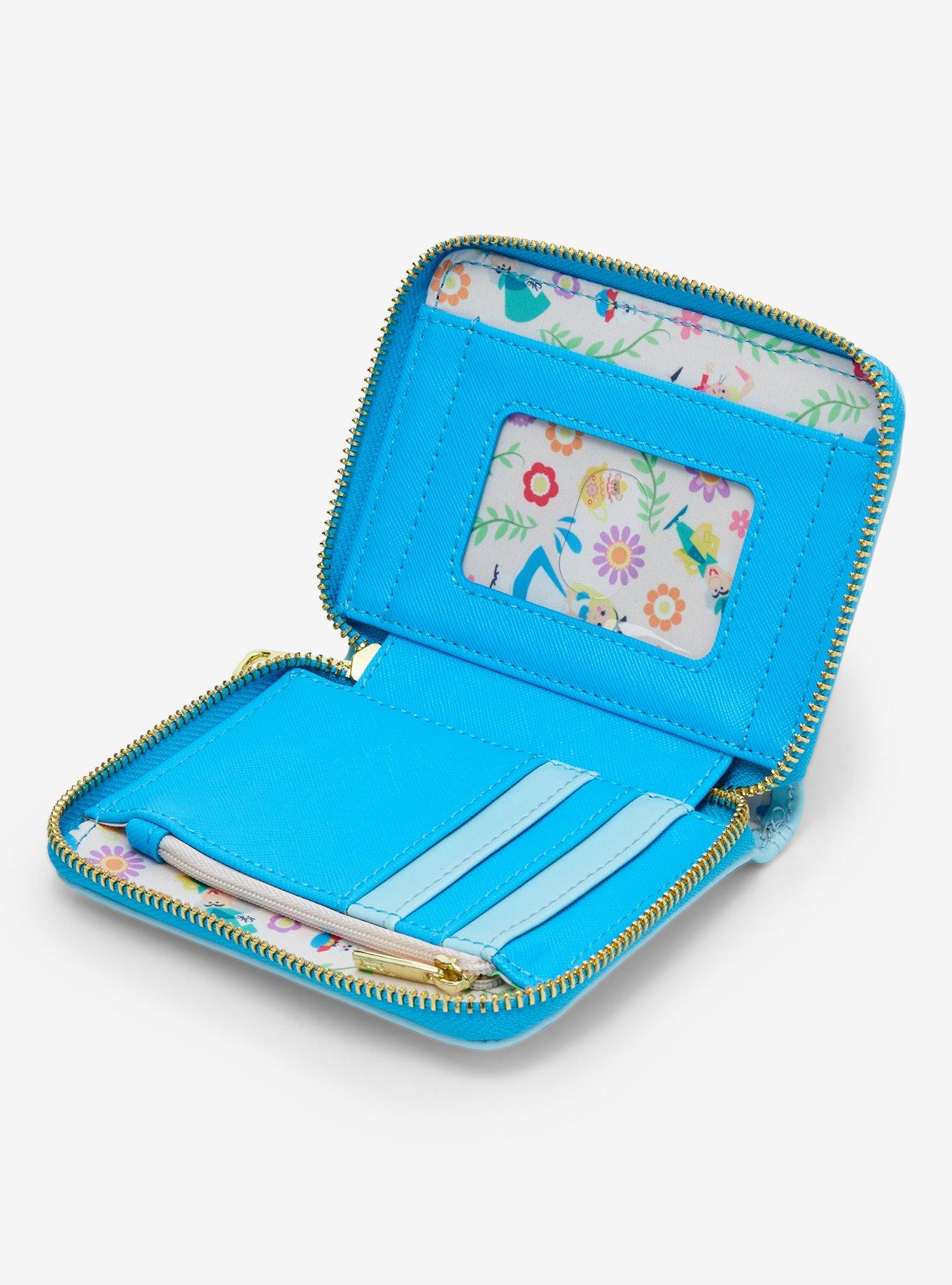 Loungefly Disney Alice in Wonderland Folk Portrait Zip Wallet - BoxLunch Exclusive, , alternate