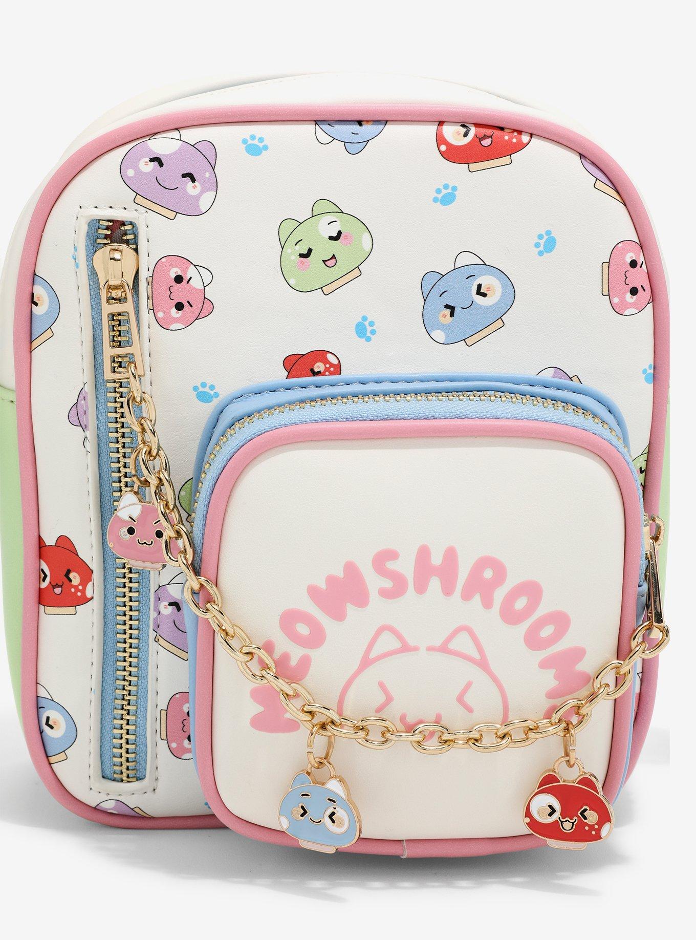 Meowshrooms Charm Allover Print Crossbody Bag — BoxLunch Exclusive