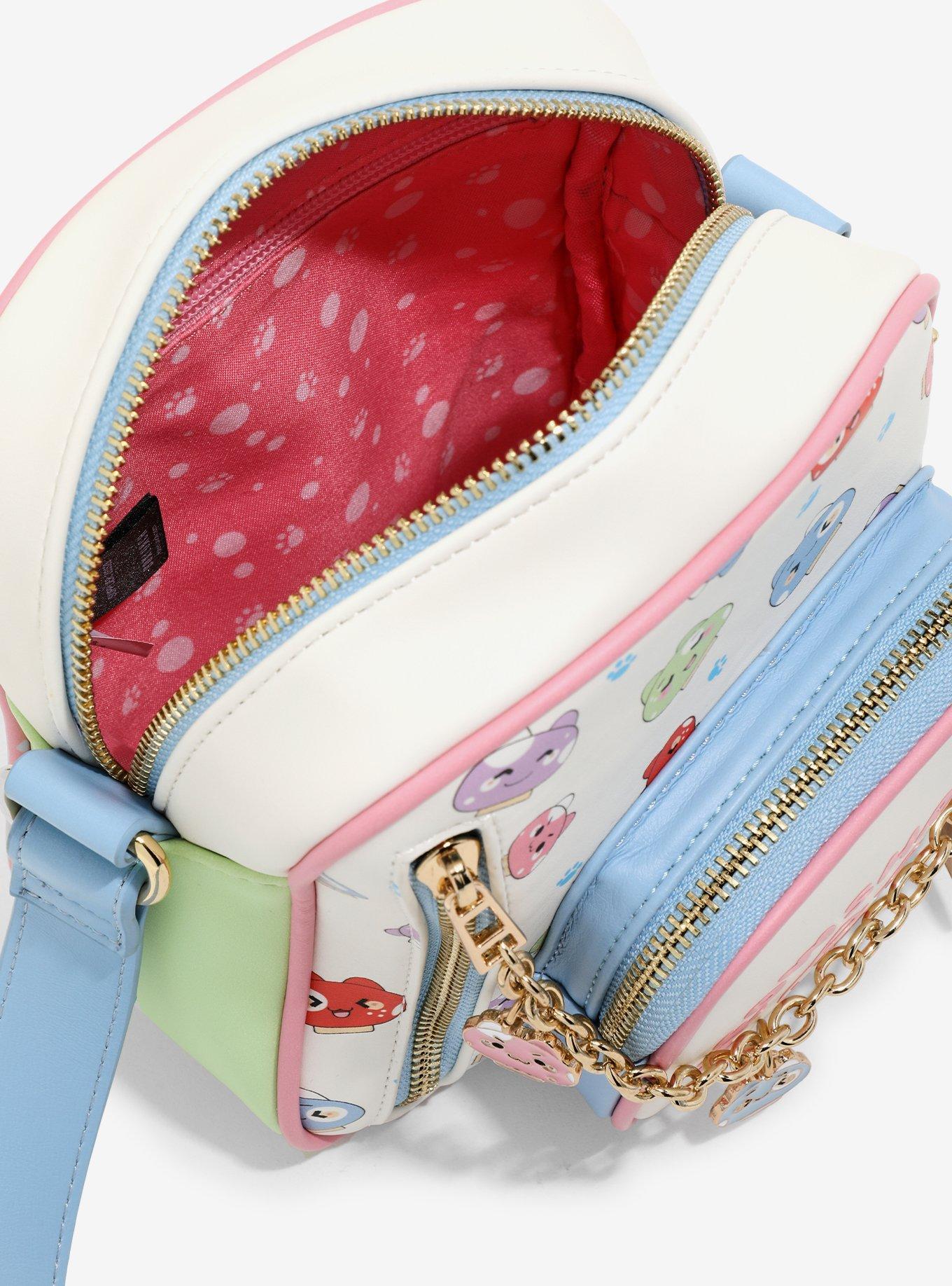 Meowshrooms Charm Allover Print Crossbody Bag — BoxLunch Exclusive