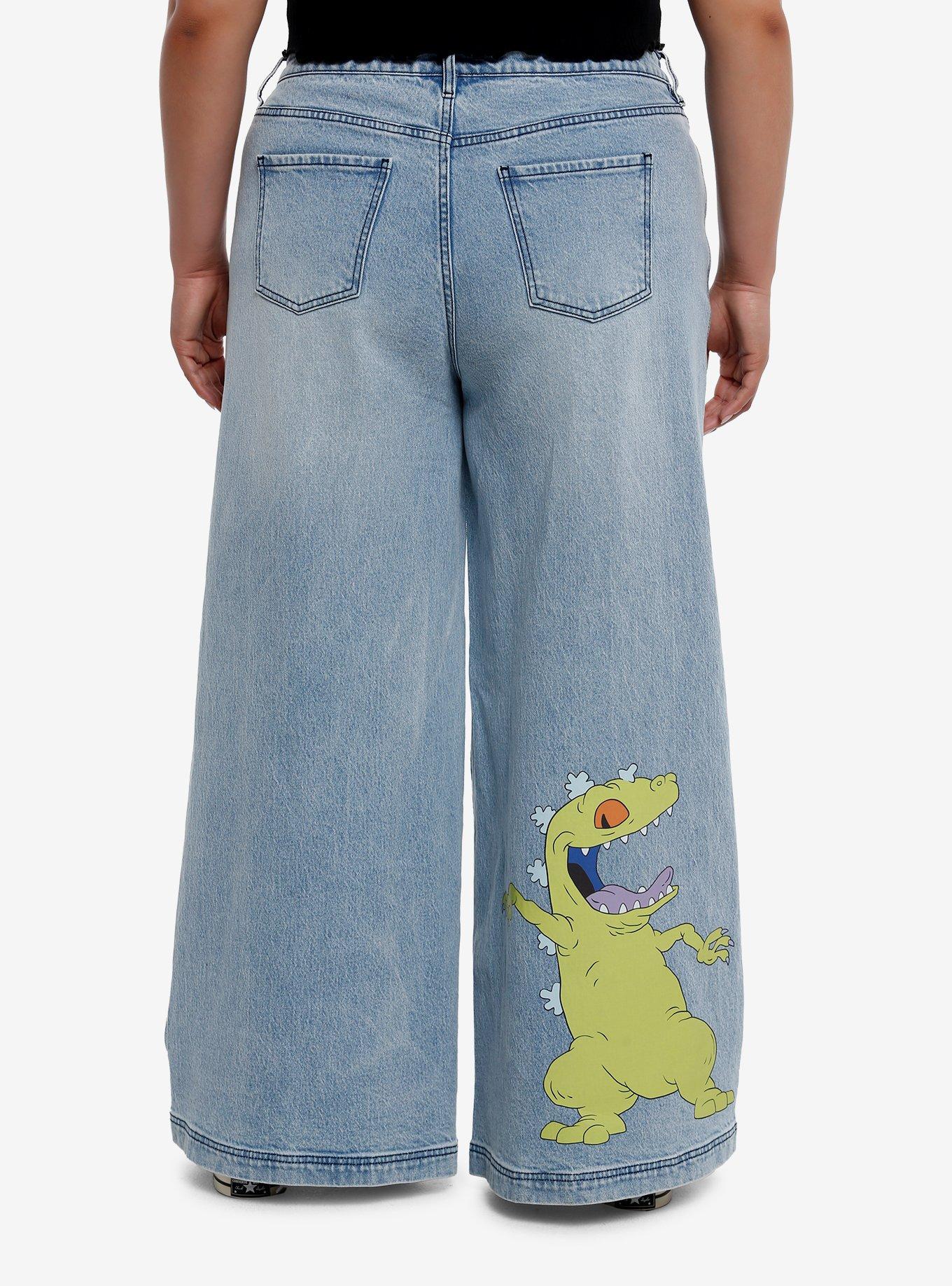 Rugrats Trio Wide Leg Jeans Plus Size, , hi-res