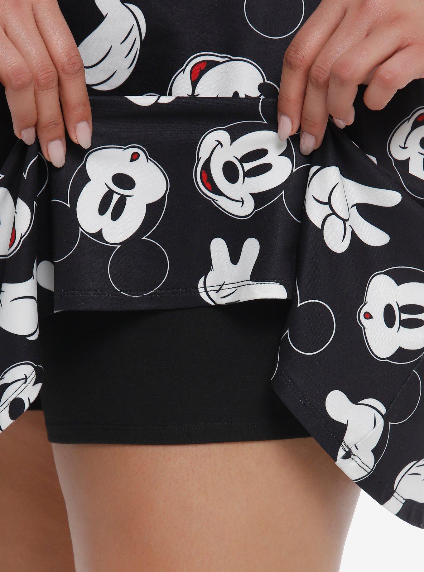 Disney Mickey Mouse Active Tank Dress Plus Size, BLACK  WHITE, alternate