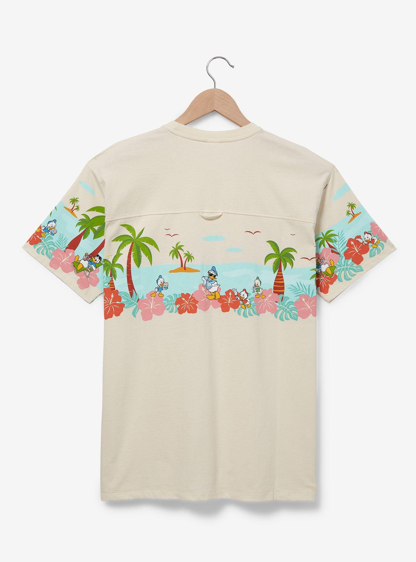Her Universe Disney Donald Duck Tropical Portrait T-Shirt - BoxLunch Exclusive, OFF WHITE, alternate