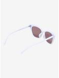White Cat Eye Sunglasses, , alternate