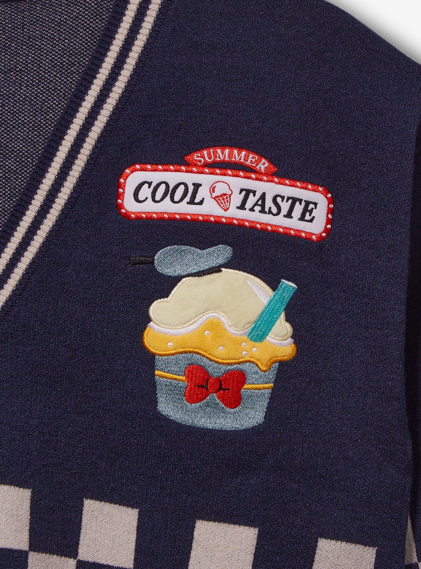 Her Universe Disney Donald Duck Ice Cream Women's Cardigan &mdash; BoxLunch Exclusive, NAVY, alternate