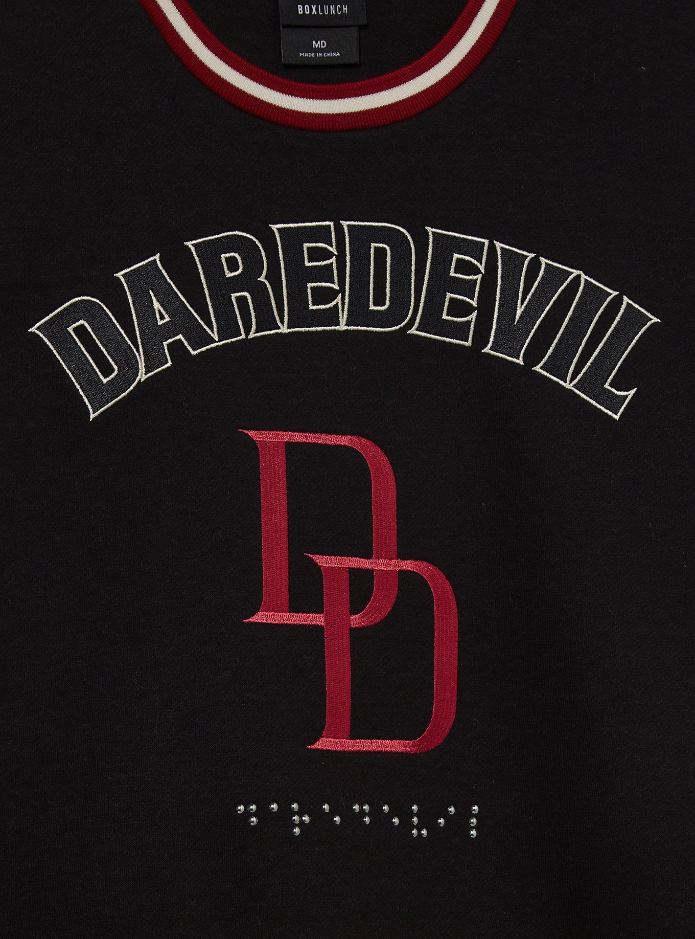 Marvel Daredevil Logo Panel Crewneck - BoxLunch Exclusive