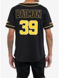 DC Comics Batman Baseball Jersey, BLACK  GOLDEN ROD, alternate