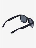 Black Matte Square Sunglasses, , alternate