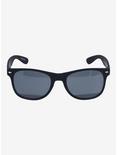 Black Matte Square Sunglasses, , alternate