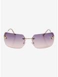 Purple Butterfly Sunglasses, , alternate