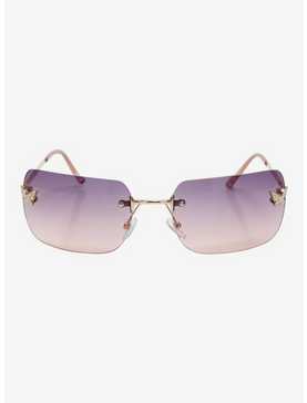 Purple Butterfly Sunglasses, , hi-res