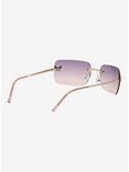 Purple Butterfly Sunglasses, , alternate