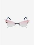 Pink Ombre Butterfly Sunglasses, , alternate
