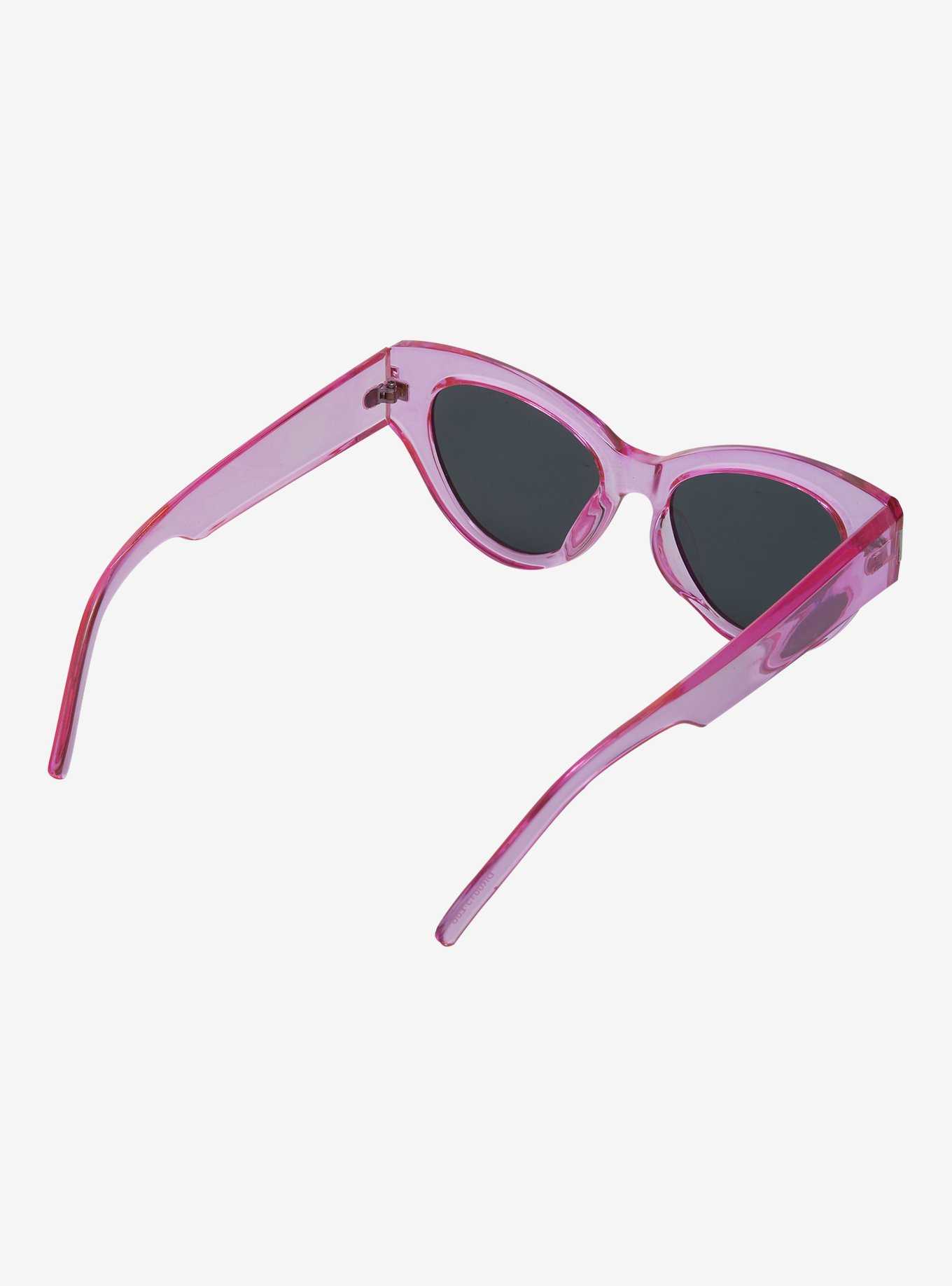 Pink Cat Eye Sunglasses, , hi-res